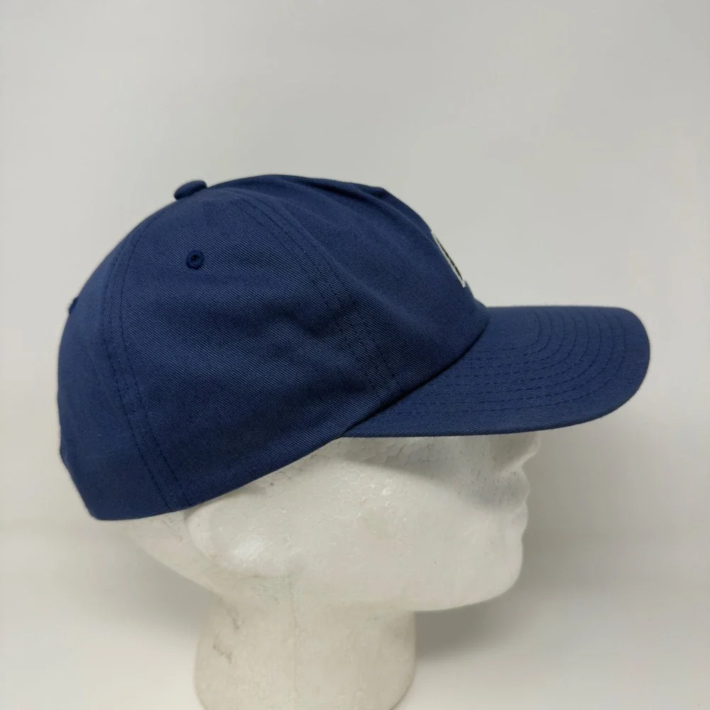 Poler Camp Vibes‎ Navy Blue Snapback Hat Triangle Eye Logo 5 Panel Cap Mens OSFM
